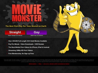 Xxx Movie Monster